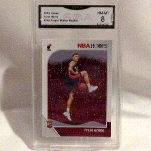Tyler Herro Rookie 2019 Hoops GMA 8 Miami …